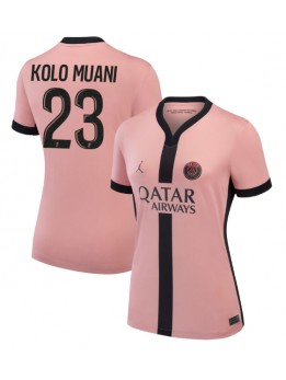 Billige Paris Saint-Germain Randal Kolo Muani #23 Tredjedrakt Dame 2024-25 Kortermet